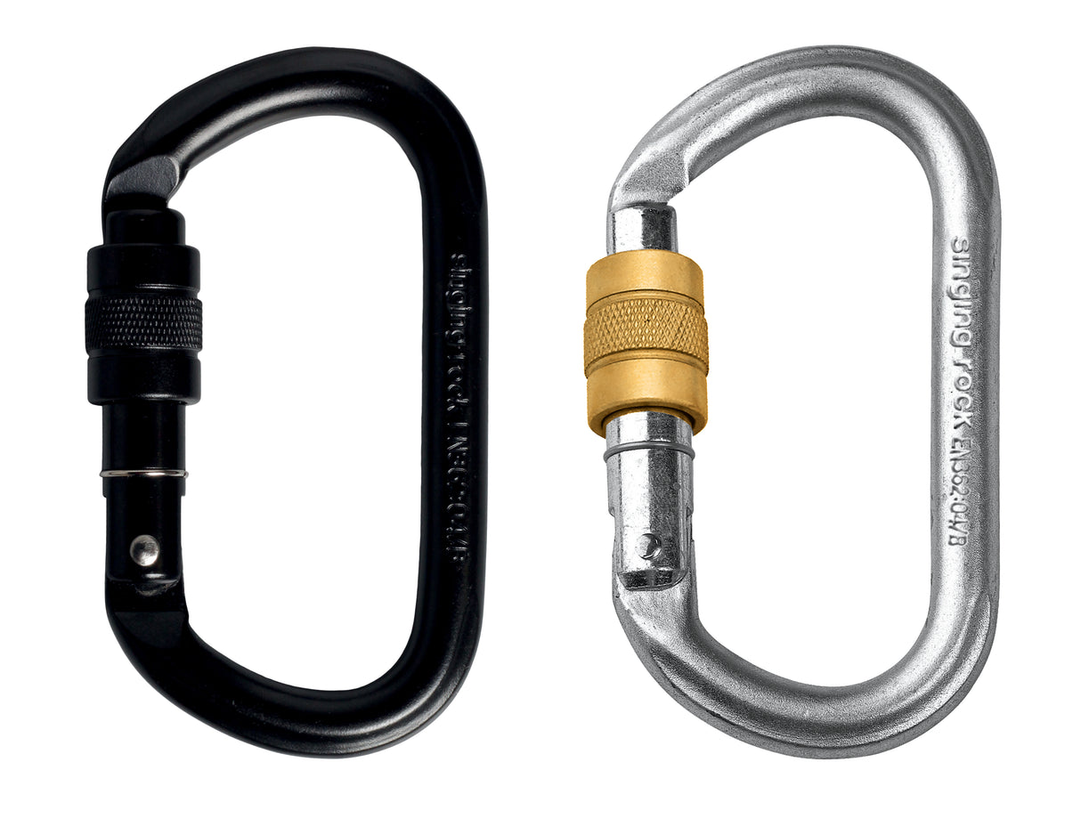 Oval Steel Connector Screw - Stahlkarabiner