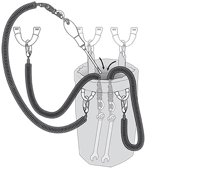 Air Leash II - Werkzeughalter