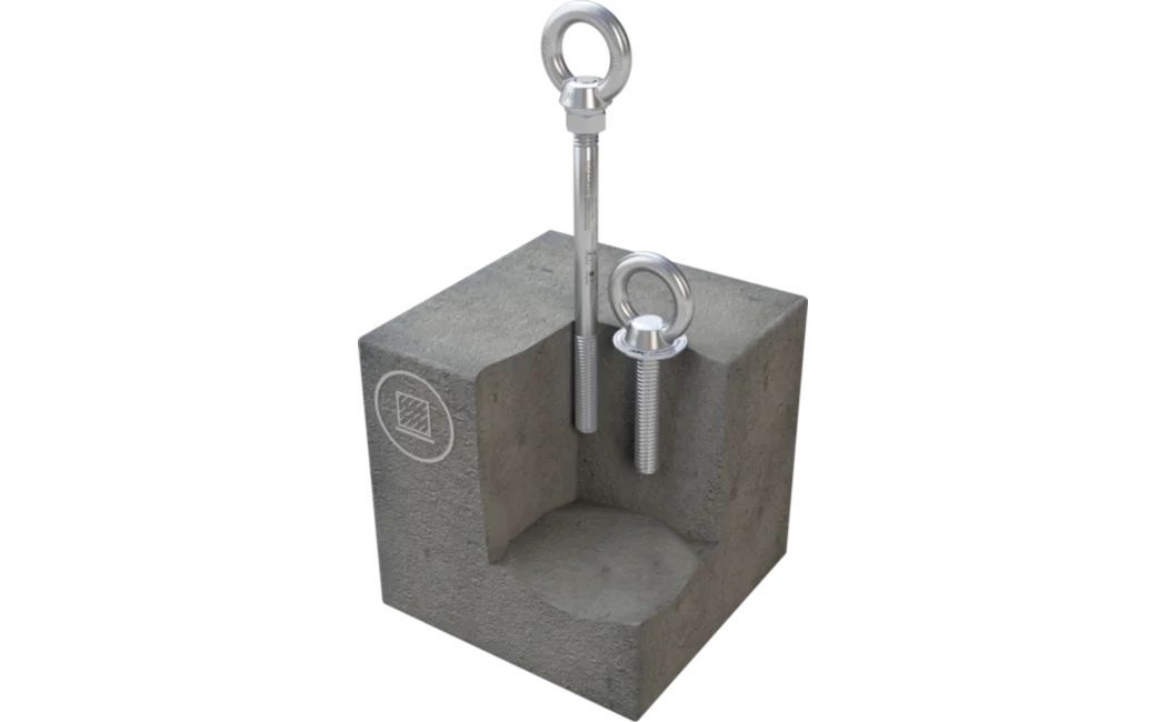 Test - Lock 3-BE - Anschlagpunkt - Einkleben in Beton