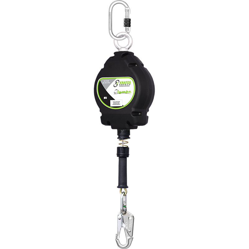 Olympe Höhensicherungsgerät - 10m verzinktem Stahlseil
