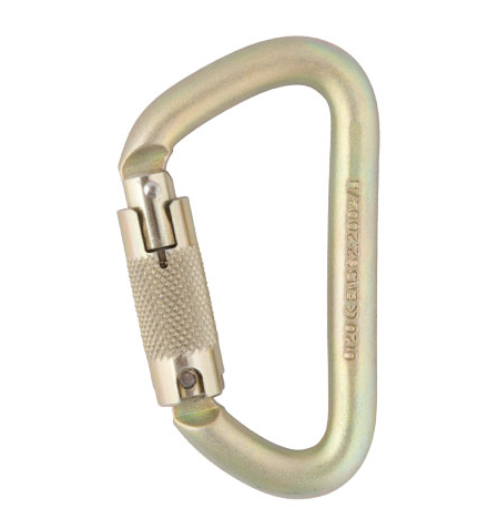 Offset D Range - Stainless Steel Karabiner