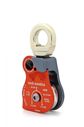 Omni Block 1.1 - kugelgelagerte 1-fach Rolle - m. Swivel