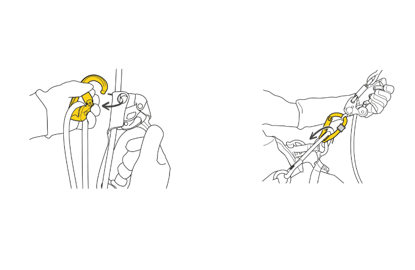 Rollclip Z - Karabiner mit Seilrolle