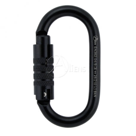 Total Oval - TriLock - Stahlkarabiner