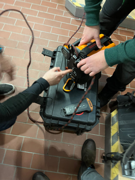 ActSafe Seilwinde auf Box