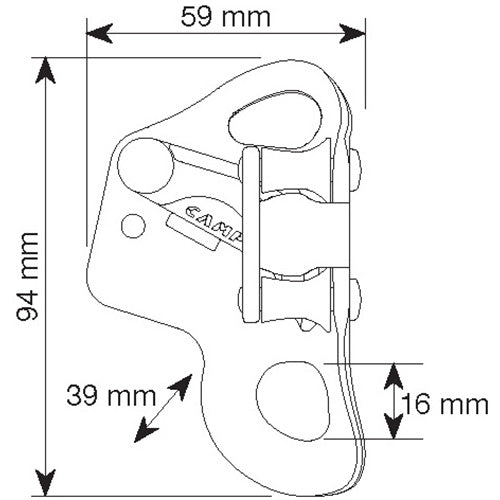 Turbochest - Bruststeigklemme - Seilklemme