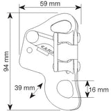 Turbochest - Bruststeigklemme - Seilklemme