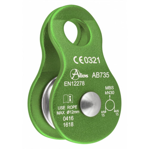 Standard Pulley - kleine 1-fach Umlenkrolle - bis 11 mm Seil