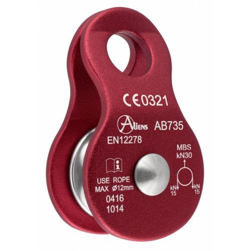 Standard Pulley - kleine 1-fach Umlenkrolle - bis 11 mm Seil