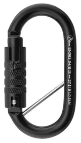 Total Oval - TriLock - Stahlkarabiner mit Pin