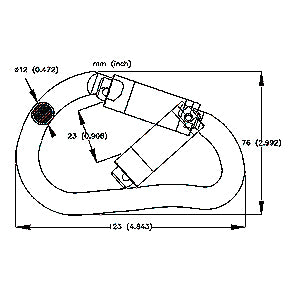 Boa HMS Steel - Locksafe - Karabiner
