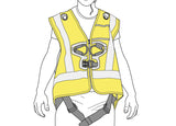 HI-VIZ Weste f. Newton-Gurte