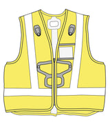 HI-VIZ Weste f. Newton-Gurte