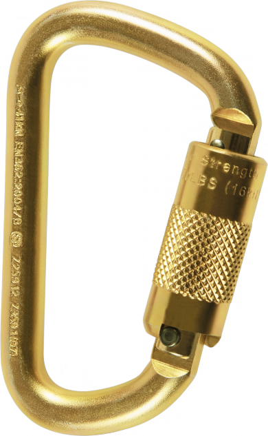 Steel Karabiner D - Twist