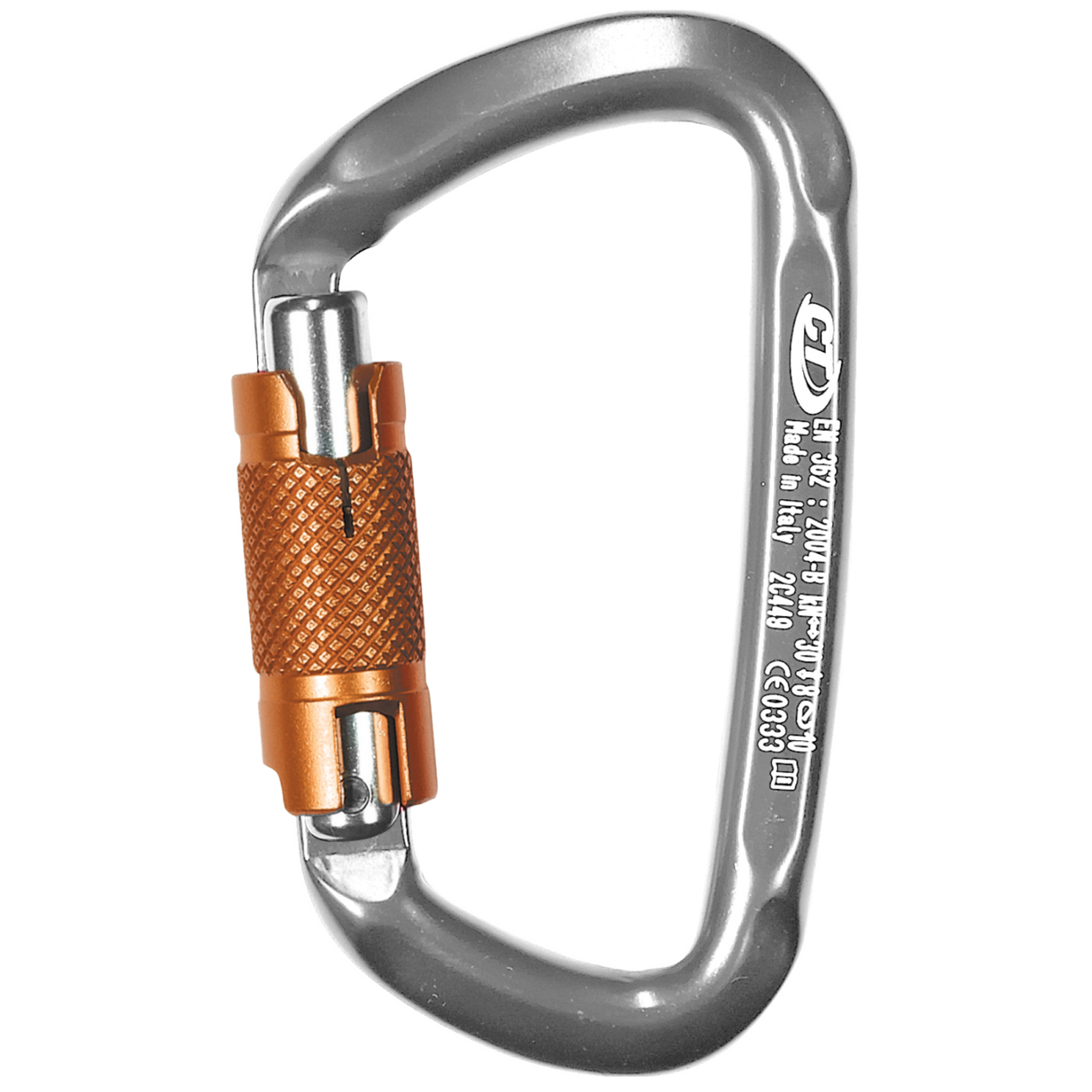 D-Shape WG - 30 kN Alu-Karabiner