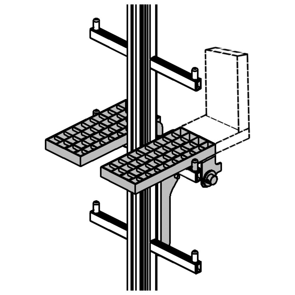 Einklappbares Ruhepodest