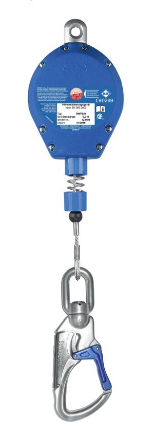 HWPS - Höhensicherungsgerät - Kunststoffgehäuse m. Stahlseil