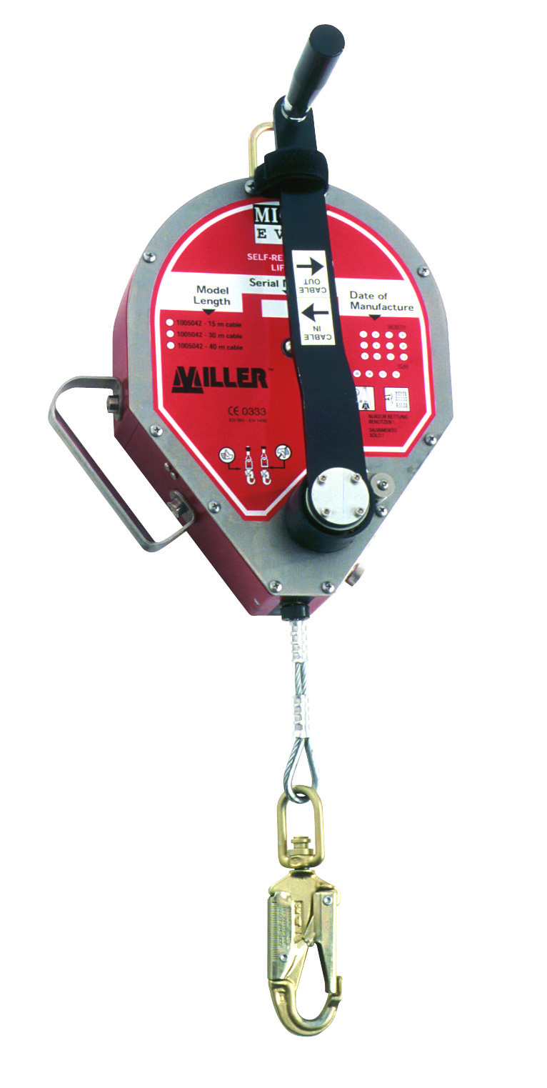 MI 65 MightEvac - 15m verzinktes Stahlseil