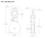 Omni Block 2.6 - 1-fach Rolle