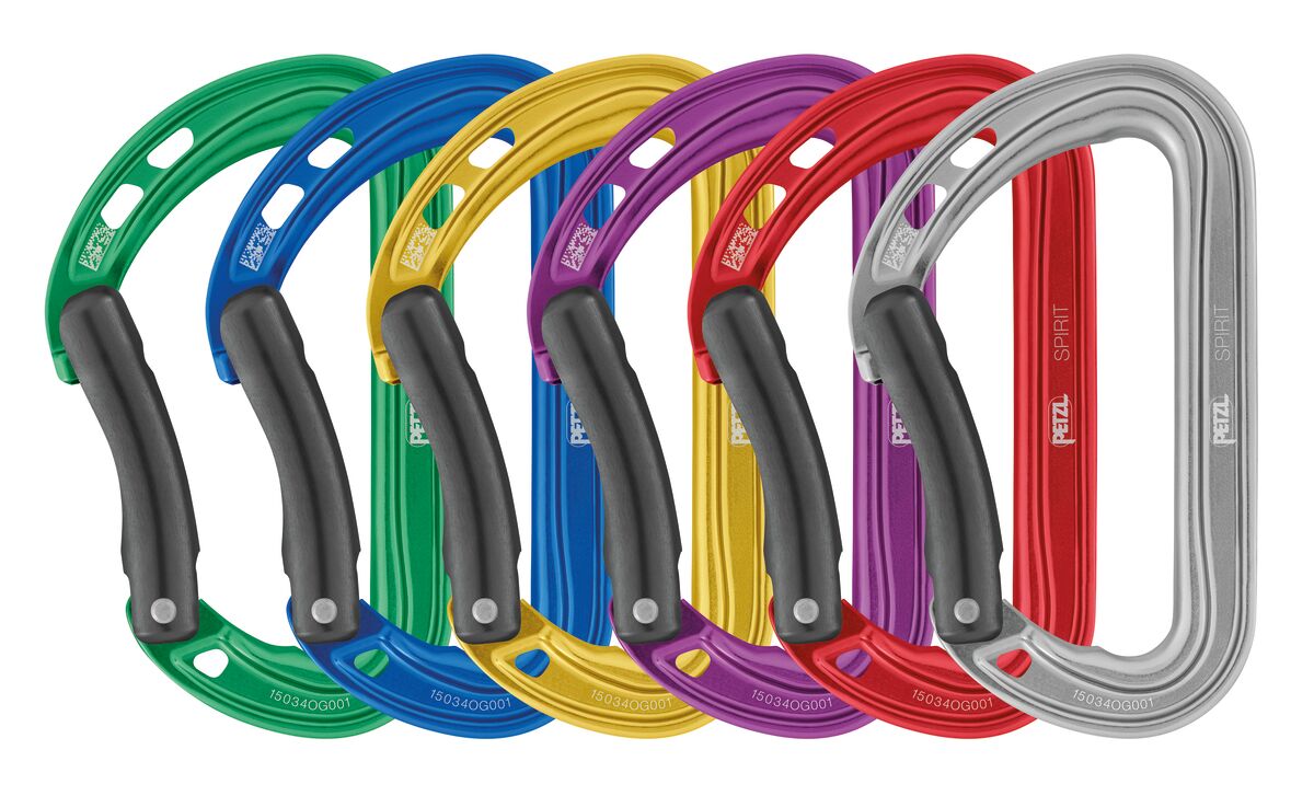 Spirit - buntes Karabiner-Set / Sportklettern