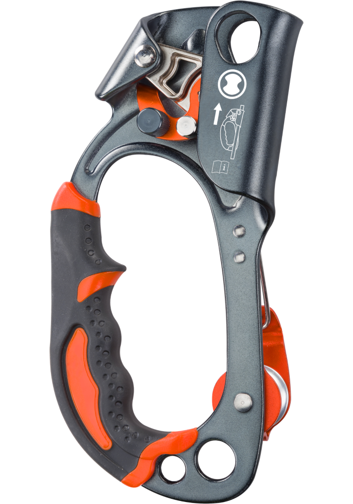 Quick Roll L oder R - Handsteigklemme mit Umlenkrolle