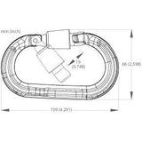 Ultra O Locksafe - Karabiner