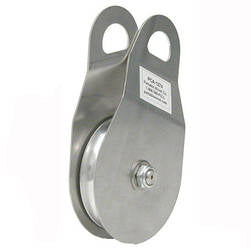 Umlenkrolle für Spillwinde - einfach Seilrolle