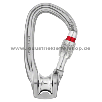 Rollclip Z - Karabiner mit Seilrolle - Screw-Lock