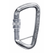 D - Karabiner Worker -Silber - Schraubkarabiner