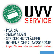 PSA Prüfung UVV im Industrieklettershop.de