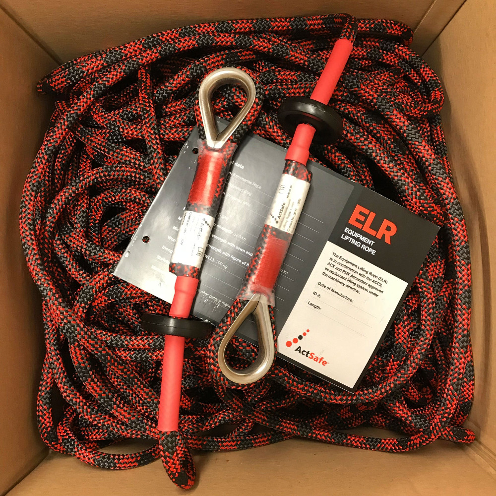 Seil für Materialtransport mit ActSafe Ascenders